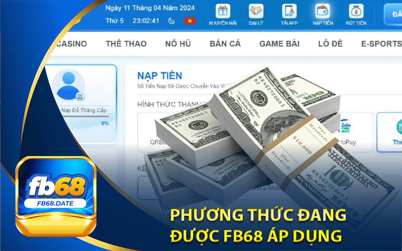 phương thức đang 
được Fb68 áp dụng 